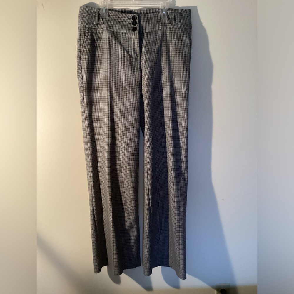 Women,s  Gray Checkered Pants